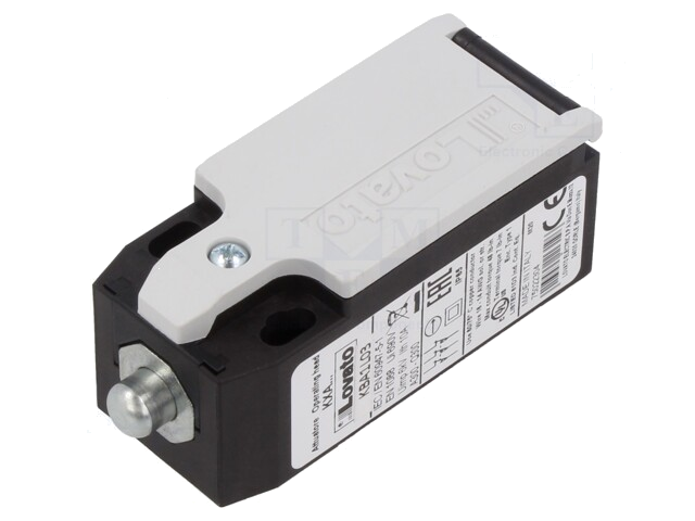 Eindschakelaar; pin Ø8mm; NC x3; 10A; M20; IP65; Aant.montageop: 2 Eindschakelaar; pin Ø8mm; NC x3; 10A; M20; IP65; Aant.montageop: 2